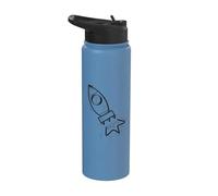 Space Rocket - Little Rocket - Moon Rocket - Rocket Ship Stainless Steel Insulated Water Bottle