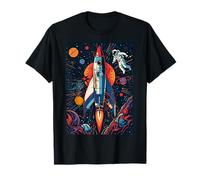 Space Rocket Sci-fi Theme Astronaut Spaceman Ship T-Shirt