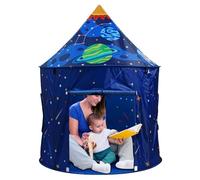 Space Rocket Tent for - Indoor and Outdoor Portable Play House Space Theme Shelter | Home Garden Backyard Imagination Fun Creative Role Play
