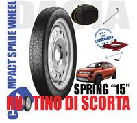 Space Saver Spare Wheel 15" Dacia Spring Jack Free Wrench Bag Eco Line SS