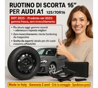 Spare Wheel Peugeot 208 16" 125/85 R16 Free Jack DOT2025 4 Holes
