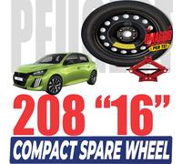 Spare Wheel Peugeot 208 16" 125/85 R16 Free Jack DOT2025 4 Holes