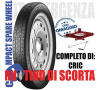 Space Saver Spare Wheel 17" 5x112 With Jack For Mercedes B C E CLA GLA