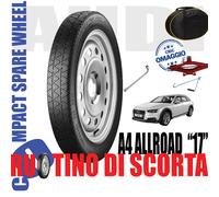 Space Saver Spare Wheel 17 " for Audi A4 Allroad B9 5 Holes R17 Jack Wrench Bag