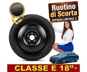 Space Saver Spare Wheel Safety 18" Mercedes E-Class AMG 5x112 5 Holes R18 2025
