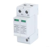 Space-Saving 2P DC 1000V Photovoltaic Voltage Safeguard 40KA DIN Rail Mount Plug-In Modular Solar PV Overvoltage Guard Home Industrial System