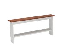 Space-Saving 47.2" Narrow Console Table Versatile Teak Entryway Shelf Slish Bedside Sto Perfect for Home Decor & nizat 6" Deep 25.6" Tall