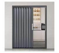 Space Saving Aluminum Folding Door, Accordion Sliding Partition Door for Small Bathroom, Closet, RV, Camper, Waterproof, Customizable，Easy Install(120x210cm (47.2x82.7in))