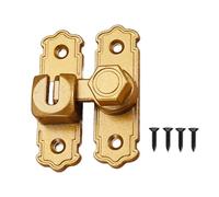 Space Saving Aluminum Turn Secure Not Theft Mechanism Door Latches Set for 90° & 180° Barn Door Applications Secure Sliding Bolt