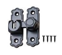Space Saving Aluminum Turn Secure Not Theft Mechanism Door Latches Set for 90° & 180° Barn Door Applications Heavy Duty Barn
