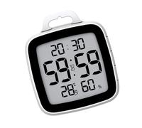 Space Saving Bathroom Digital Clock With Countdown Timer Temperature And Readings For Kitchen Gym Classroom Easy