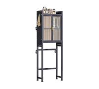 Space-Saving Bathroom Shelf with DoorsEle Over-Toiletfor Laundry 169 x 71 x 26 cmDesign forand Decor