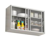 Space-Saving Bathroom Storage Cabinet - Adjustable Shelves Silver Steel Finish Perfect for Bathroom & Garage nization Durable & Stylish Design for Optimal Space Management