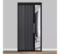 Space Saving Bi Fold Anum Sliding Doors for Closet Bedroom & Kitchen Customizable Size (24x40in) with Lock & Keys Easy Inllat & Slish