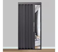 Space Saving Bi Fold Sliding Doors for Closet Bedroom & Kitchen Anum with Lock & Keys Easy to Inll Customizable Size (24x40in) Slish &