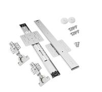 Space Saving Cabinet Top Mount Folding Invisible Door Slides Cabinet Door Tracks Upgrades for Modern Home Storage Solution Installation