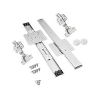 Space Saving Cabinet Top Mount Folding Invisible Door Slides Tracks Upgrades for Modern Home Storage Solution Folding Hinges