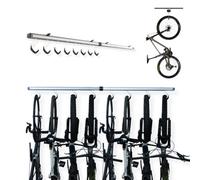 Space Saving Ceiling Mounted Bike Rack For 8 Bikes, Rotating Hooks, Bicycle Storage For Home/garage/shed