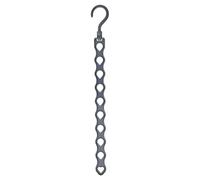 Space-saving clothes hangers, shirt hangers, space-saving, 3 pieces for clothes, storage hanger made of stainless steel for clothes, tiered storage with ten rings jeans, clothes and money