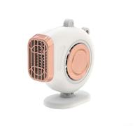 Space Saving Compact Car Heater Defogger With Fast Heating Capability Energy Efficient Operation For Fog Clearing And Cabin Warming ABS Build(White 12V)