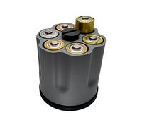 Space Saving D Battery Case Box with Quiet Spinners Base, B | Built in Fidgets Spinners Design for Neat Storage While Serving As a Spinners Desk Toy for Stress Relief