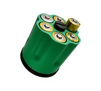 Space Saving D Battery Case Box with Quiet Spinners Base, Green | Built in Fidgets Spinners Design for Neat Storage While Serving As a Spinners Desk Toy for Stress Relief