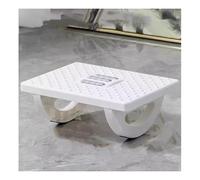 Space-Saving Desk Footstool,Foldable Footstool, Protects Joint Health, Does Not Take Up Space, Suitable for Home/Office Use(White,34 * 25 * 13CM)