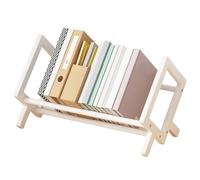 Space-Saving Desktop Book Shelf Adjustable Tilted Book Holder Tabletop & Display Rack for Efficient Book Storage and Easy Access