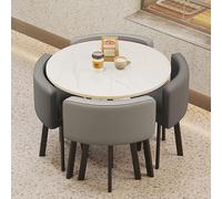 Space-Saving Dining Set with Bench and Chairs - Perfect for Small Kitchens and Dining Rooms, Stylish Design for Cozy Spaces, Modern and Functional Furniture