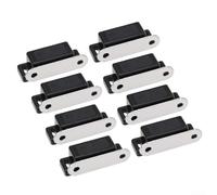 Space Saving Door Latch for Cabinet Cupboard and Wardrobe with Magnetic Closure 6kg Holding Power Fits Narrow Gaps Between Doors and Frames (10PC)
