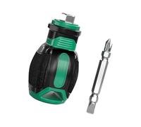 Space Saving Double Head Screwdriver Compact Grip for Confined Space Industrial Hanging Storage Professional Hand Tool