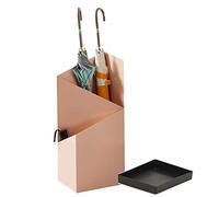 Space-Saving Double-Layer Metal Umbrella Holder for Home & Office - Stylish Organizer for Entryway - Available in White, Black, Red - Durable & Modern Design