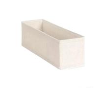 Space Saving Drawer Wardrobe Storage Organizer Box for T Shirts Jeans Underwear Pants and Other Folded Garments (White)