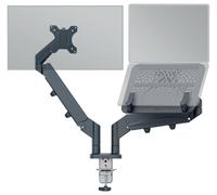 SPACE SAVING DUAL MONITOR/LAPTOP ARM; 65380089 (LEITZ) Qty X 1
