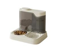 Space-Saving Elevated Dog Feeder with Integrated Water Bottle, Removable Anti-Slip, Leak-Resistant Stylish Automatic Pet Feeders for Cats and Dogs