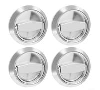 Space Saving Embedded Stainless Steel Door Handles with Rust Resistant for Sliding and Equipment Door Applications