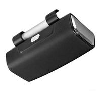 Space Saving Eyewear Holder for Sun Visor with Room for Cards and Keys Built for Long Term Vehicle Use (Black)