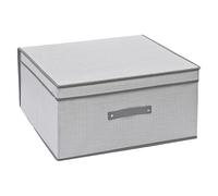 Space-Saving Fabric Box, Rigid, Foldable, Clothing Container, 3 Sizes