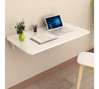 Space Saving Floating Wall Mounted Folding Table for Small Apartments Compact Invisible Desk Versatile Dining & Workbench Multiple Sizes & Accessories (90x50cm 35x20in)