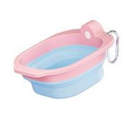 Space Saving Foldable Dog Watering Feeding Bowl for Pet Various Outdoor Activity and Adventure Walking Gear Travel Dog Water Feeder