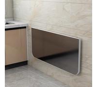 Space-Saving Foldable Wall-Mounted Breakfast Bar Table Drop Leaf Design for Kitchen Laundry Small Dining Areas - Compact & Versatile Dining Solution