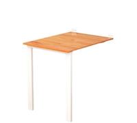 Space-Saving Foldable Wall-Mounted Dining Table - Storable Wooden Top, White, 39.4x27.6in - Ideal for Small Spaces & Compact Kitchens - Smart Home Furniture Solution