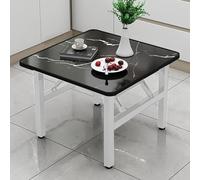 Space Saving Folding Dining Table, Expandable Table Dining, Modern Compact Kitchen Table With Metal Frame, Easy To Clean, Multi-Functional For Living Room, Or Dining Area(Yellow+black,80x53c LWX