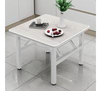 Space Saving Folding Dining Table, Expandable Table Dining, Modern Compact Kitchen Table With Metal Frame, Easy To Clean, Multi-Functional For Living Room, Or Dining Area(Yellow+black,80x53c LWX