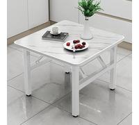 Space Saving Folding Dining Table, Expandable Table Dining, Modern Compact Kitchen Table With Metal Frame, Easy To Clean, Multi-Functional For Living Room, Or Dining Area(Yellow+black,80x53c LWX