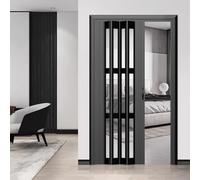 Space-Saving Folding Door - PVC Closet Panels for Living Room & Laundry Easy-Clean Multifold Design Ideal for Small Spaces & Home nization Solutions