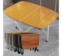Space-Saving Folding Drop Leaf Kitchen Table Set - Indoor & Outdoor Dining with Chairs Ideal for Work Study and Family Meals - Compact Design for Limited Spaces