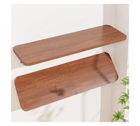 Space-Saving Folding Table Compact Desk for Small Spaces Kitchen Laundry Home Office - Walnut Finish 40x30cm Portable & Versatile