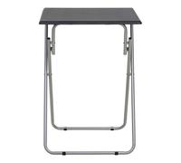 Space Saving Folding Table With Sand Black Top, Stylish Side Tables For Living Room, Durable Coffee Table