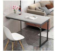 Space-Saving Folding Wall-Mounted Drop-Leaf Table for Home Office & Living Room - Versatile Floating Computer Desk Bedroom Hanging Table for Small Spaces